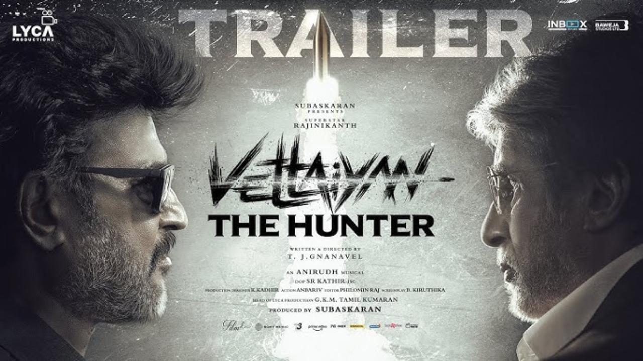 Two legends, one film! Rajinikanth and Amitabh Bachchan set the screen on fire with Vettaiyan trailer