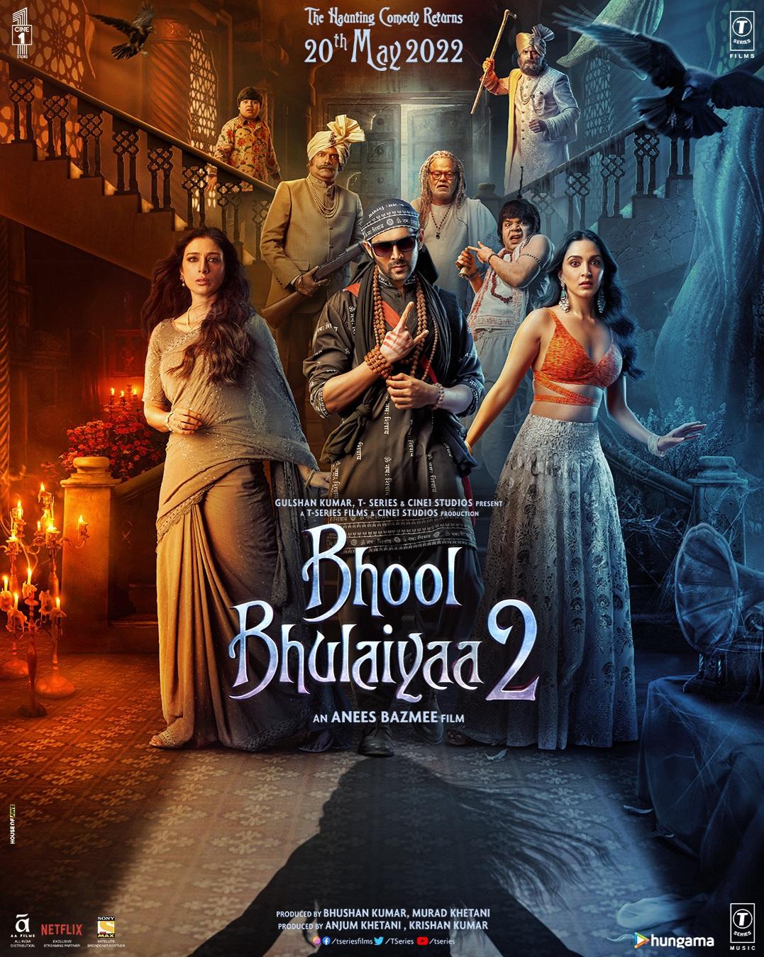 Bhool Bhulaiyaa 2  Starring Kartik Aaryan, Tabu, and Kiara Advani, this horror-comedy is actually about a sister seeking revenge after facing injustice.