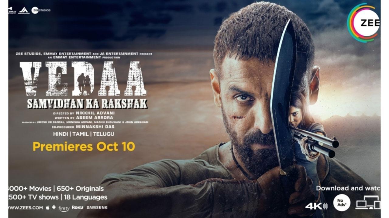 Now on ZEE5: Vedaa, A High-Octane Action Movie with Strong Performances