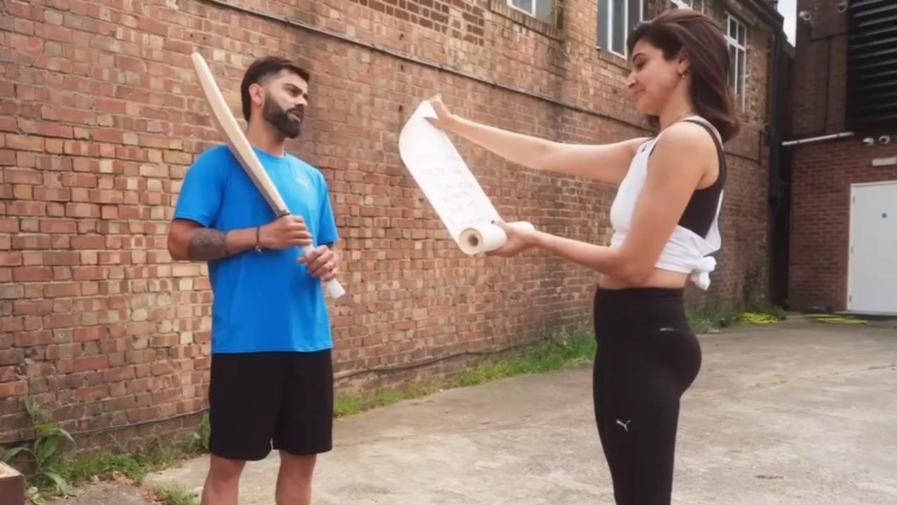 Anushka Sharma-Virat Kohli's cricket match is nostalgia overload: 'Jiski bat uski batting' - watch video