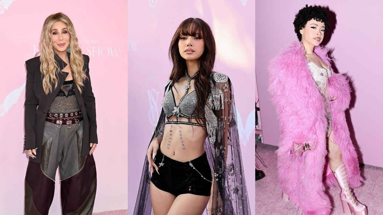 In Pics: Looks from The 2024 Victoria’s Secret fashion show pink carpet