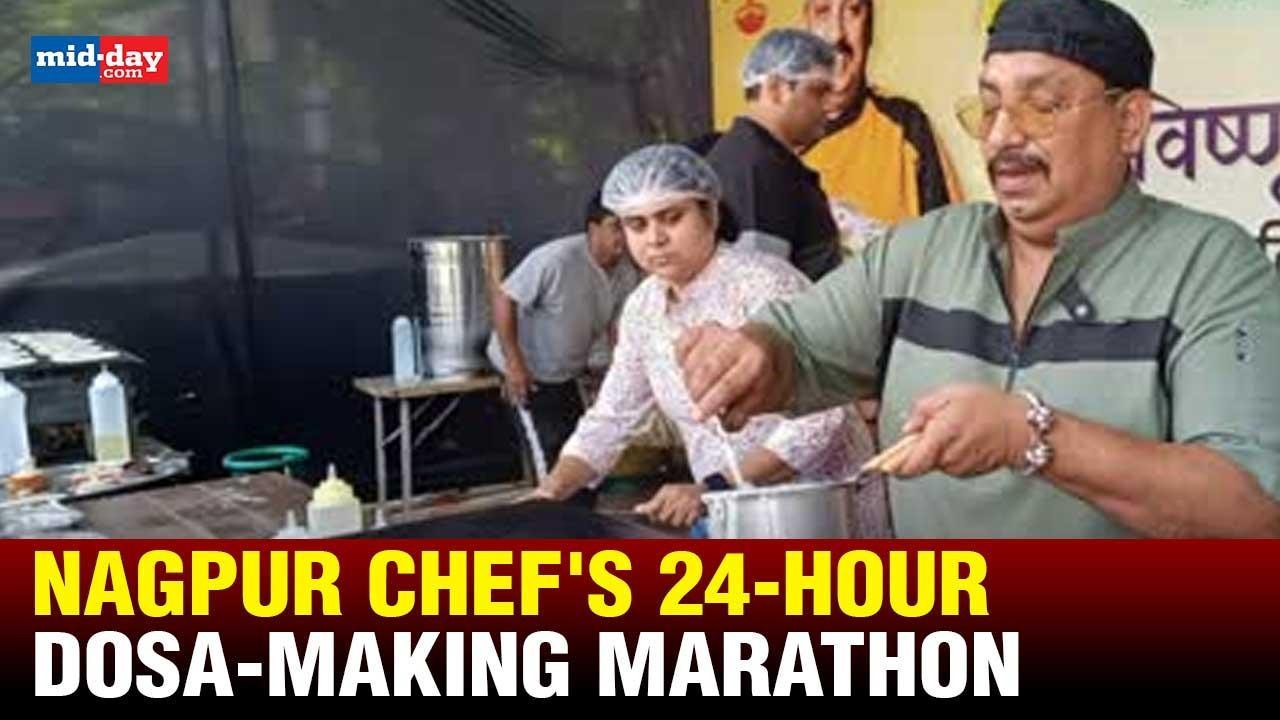 Nagpur chef all set to make 10,000 dosas in 24 hours on the occasion of Diwali