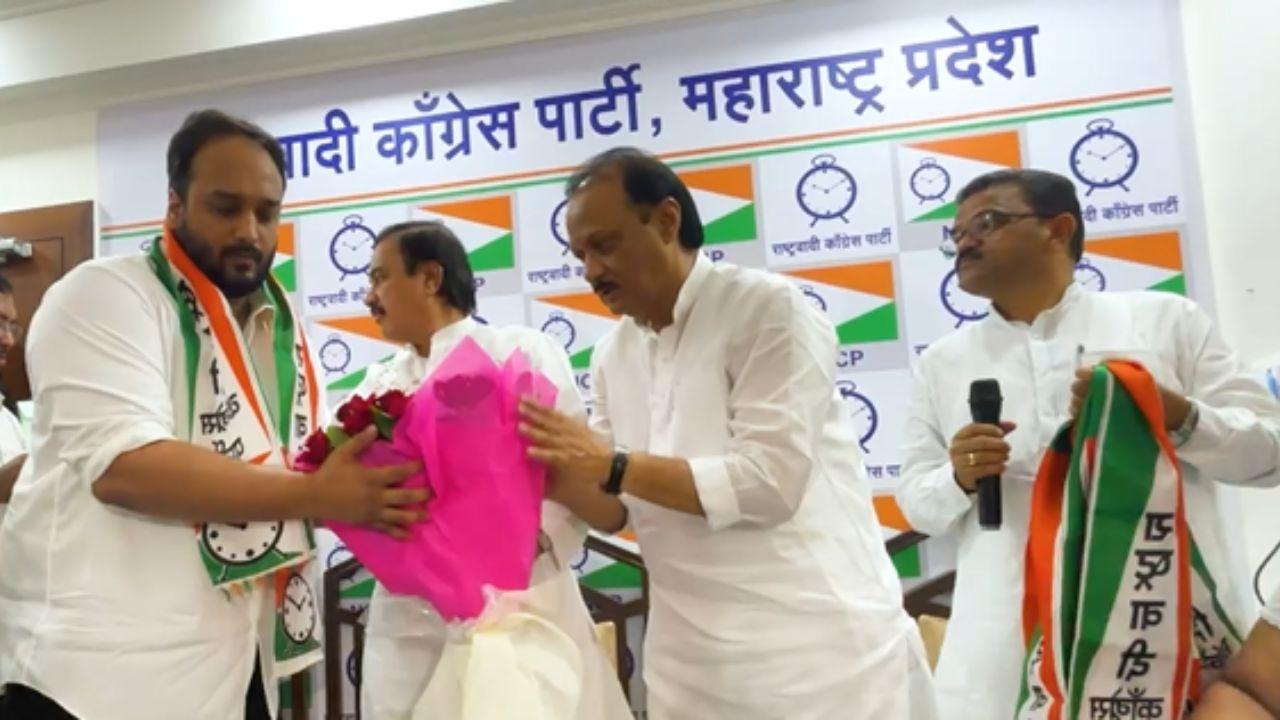 In a social media post, Zeeshan expressed his gratitude to Ajit Pawar, Sunil Tatkare and the party for trusting him in 
