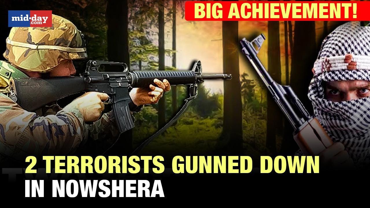 Big achievement! Two terrorists neutralized by security forces in J&K's Nowshera