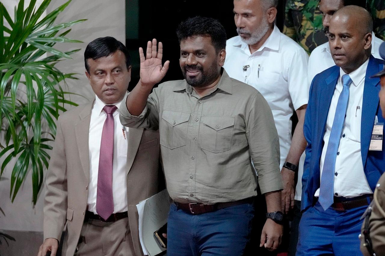 Dissanayake, 56, was sworn in by Chief Justice Jayantha Jayasuriya at the Presidential Secretariat