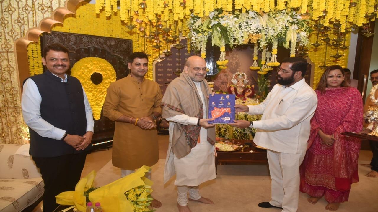 In Photos: Amit Shah attends Ganeshotsav 2024 festivities in Mumbai 