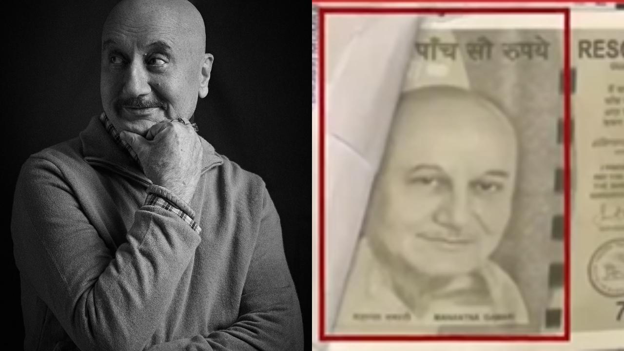 Anupam Kher shares video of Rs 500 currency with his face, netizens say, '19-20 ka farak hai'