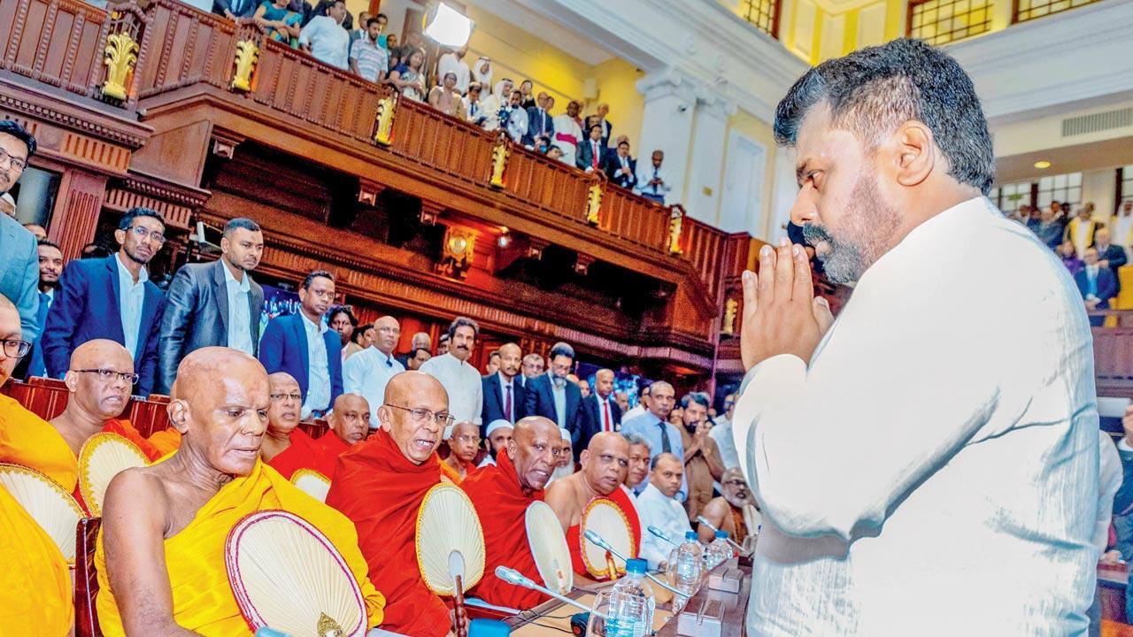 Anura Kumara Dissanayake sworn in as Sri Lankan president