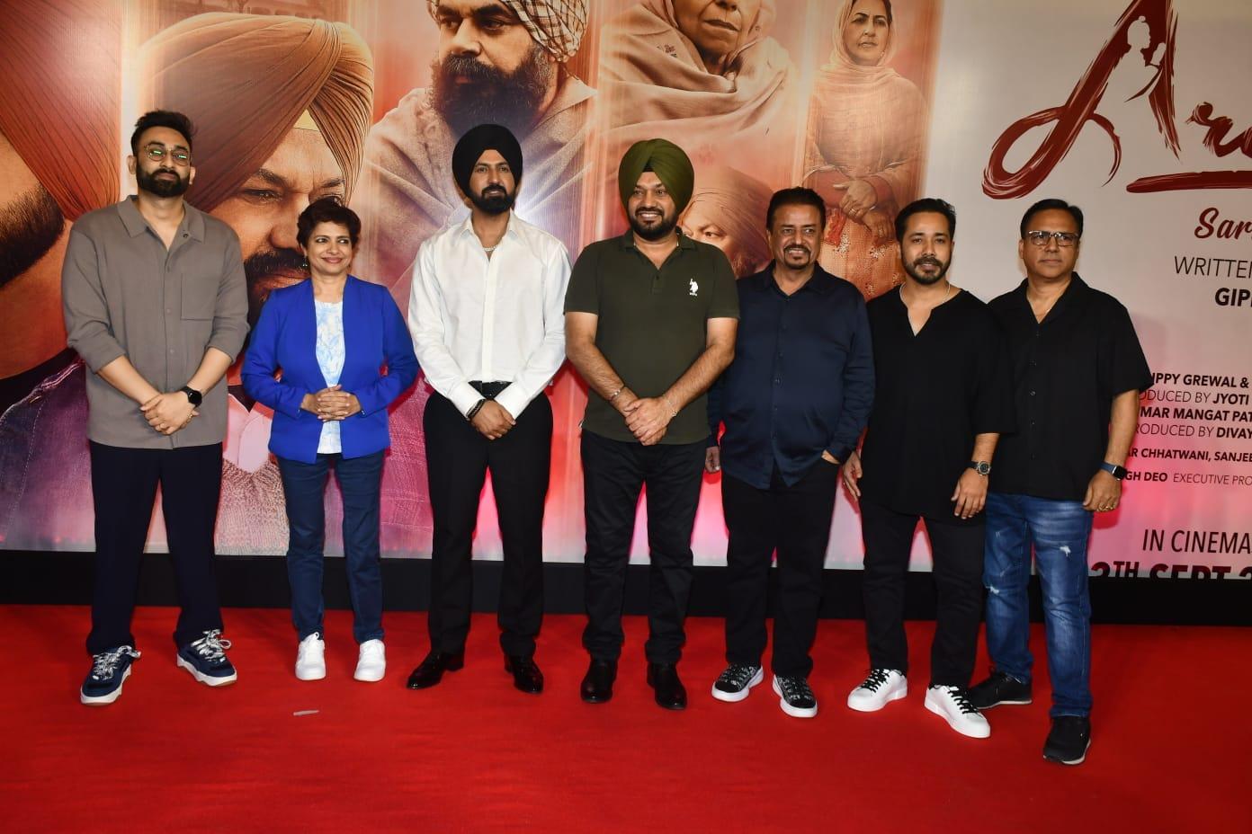 The entire team of Ardaas Sarbat De Bhale Di reached for the screening of their upcoming film