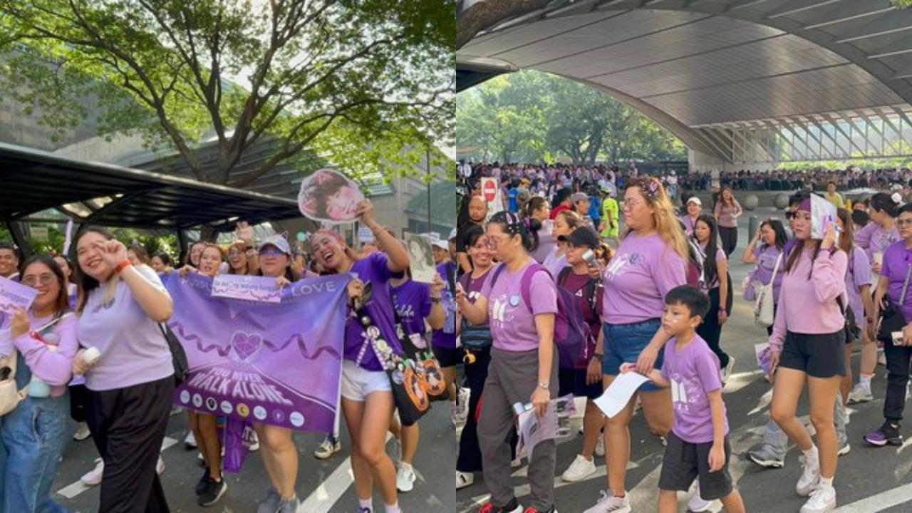 ‘The Purple Walk of Love’: 2000 ARMY members take to streets in Philippines to show support for BTS Suga amid drunk driving case
