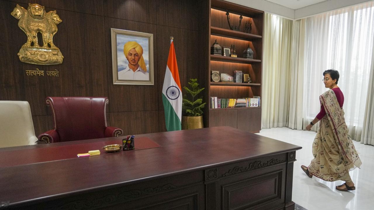IN PHOTOS: Atishi takes charge as Delhi CM