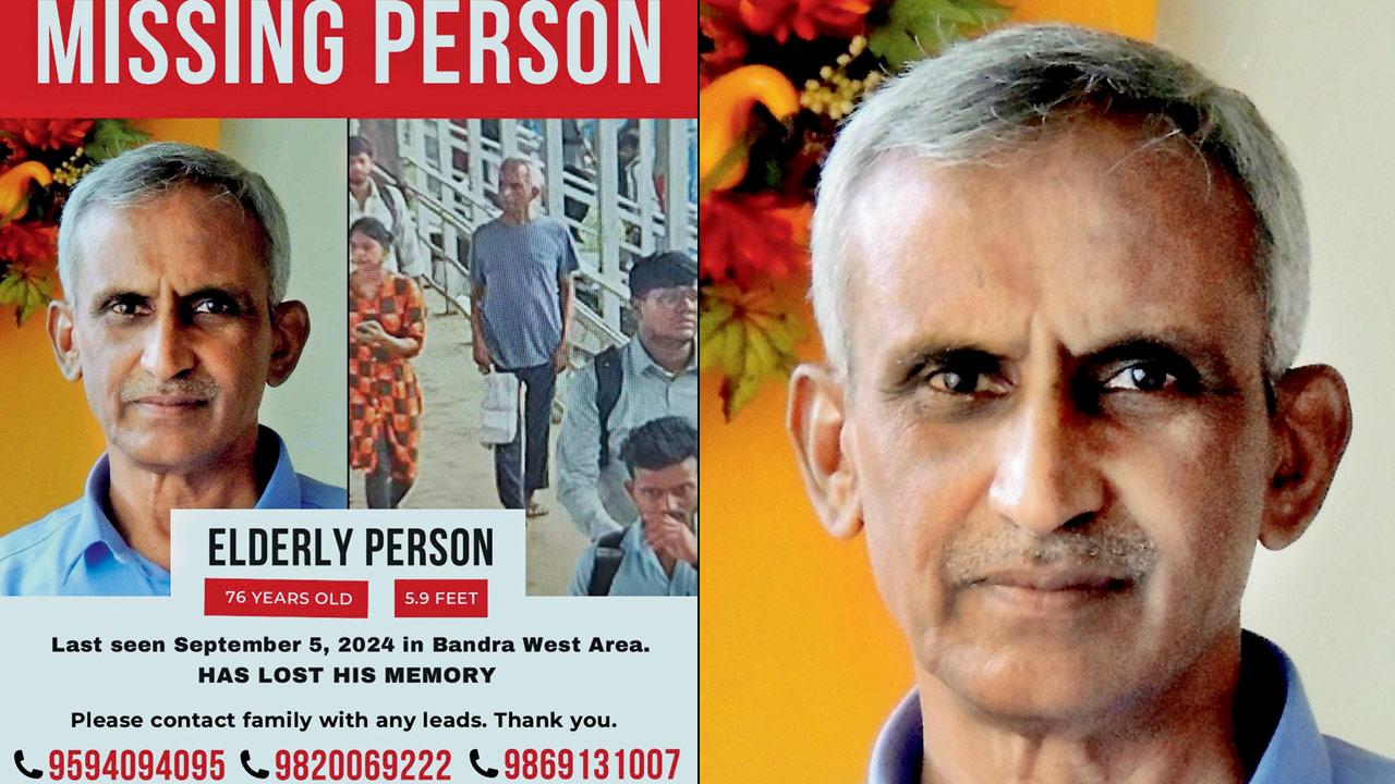 Missing notice: 76-YEAR-old Senior Scientist, Vinayak Kolvankar