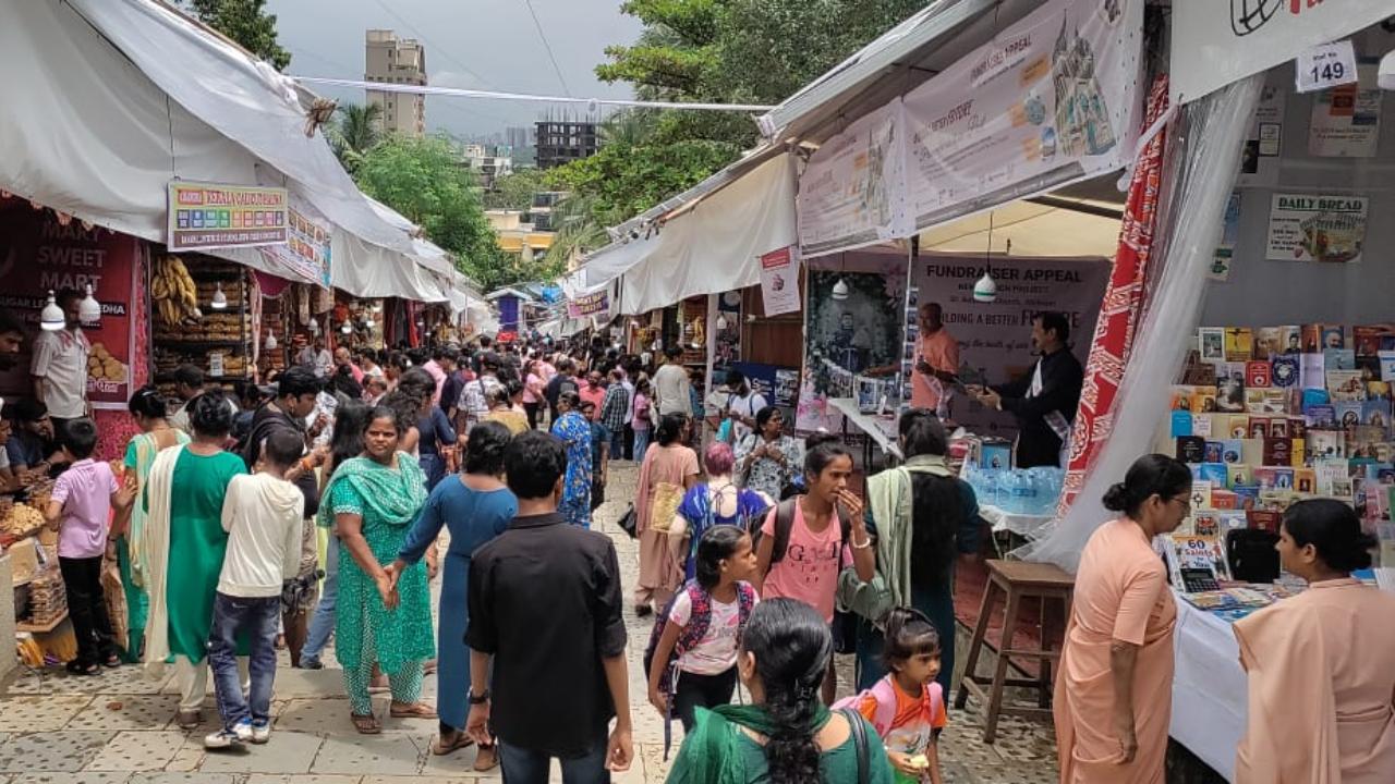 The fair is seeing not only the Christian community but also others who are visiting not just the church but also visiting the fair in large groups of friends, families and neighbours.