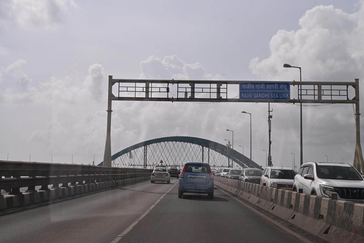 The Dharmveer Swarajya Rakshak Chhatrapati Sambhaji Maharaj Coastal Road connects the Worli end of BWSL to Marine Drive