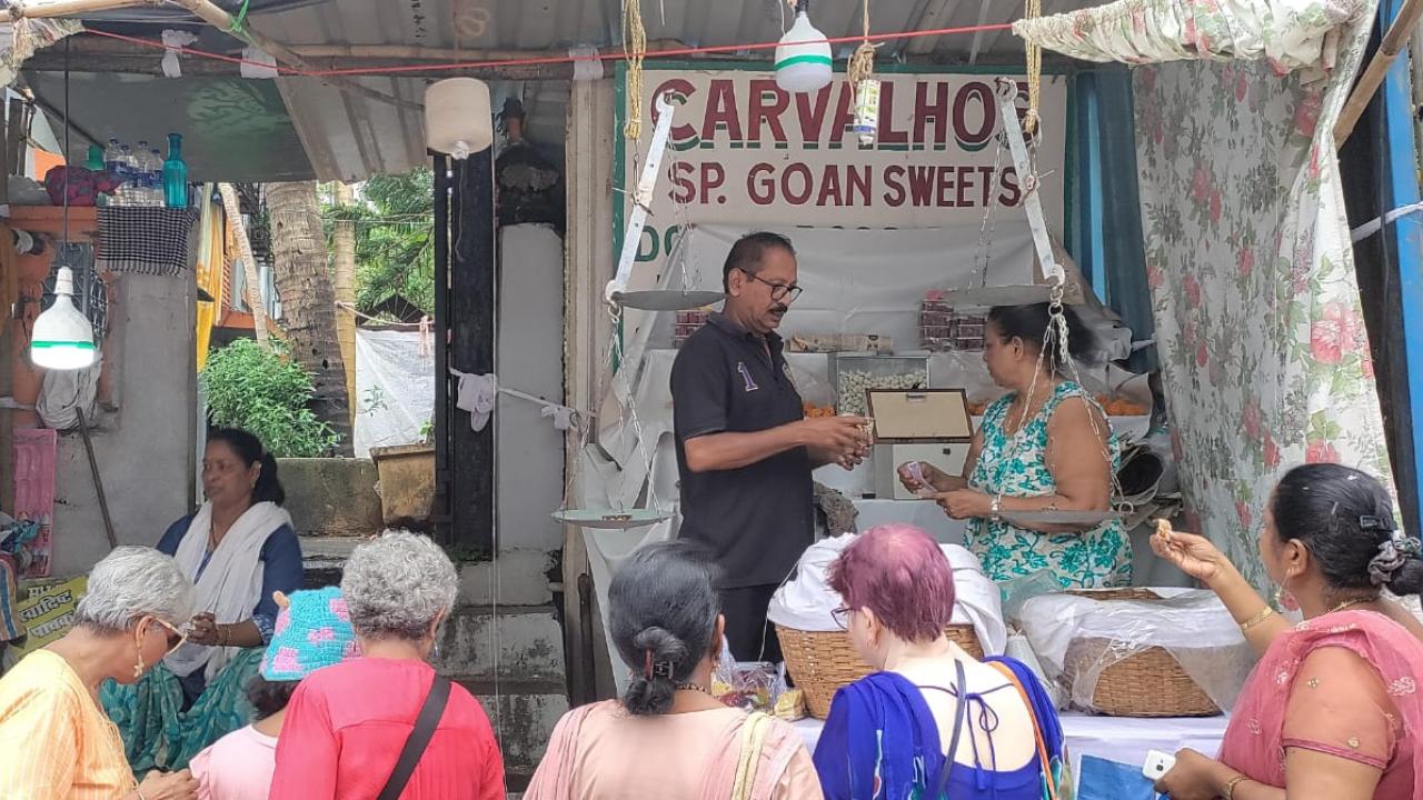 Goan sweets There are more stalls this year selling traditional Goan sweets like pinag, bol and bolinas apart from dos, dodol, bhath, guava cheese, bebinca and rose cookies too. Clearly indicated with their boards, it is not difficult to find them but you can always look out for Jessima's Goan Sweets or Carvalho's Goan Sweets that also dish out freshly made boondi laddoos. 
Price: Pinag (Rs 100 for 8 pieces), Bol (Rs 100 for 1 piece) and Bolina (Rs 150 for 10 pieces)