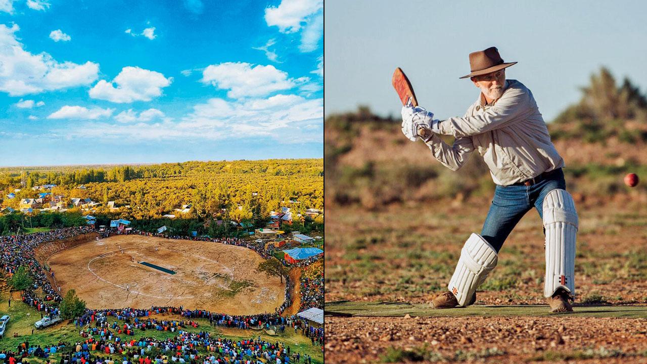 The photograph that inspired Matt Sterne. Pic Courtesy/Instagram (right) A moment from the film