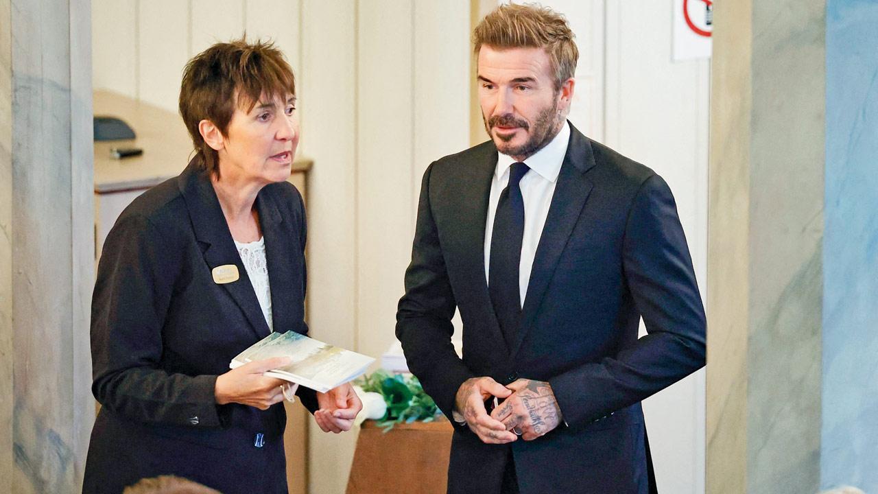 Beckham among hundreds of mourners at Eriksson’s funeral