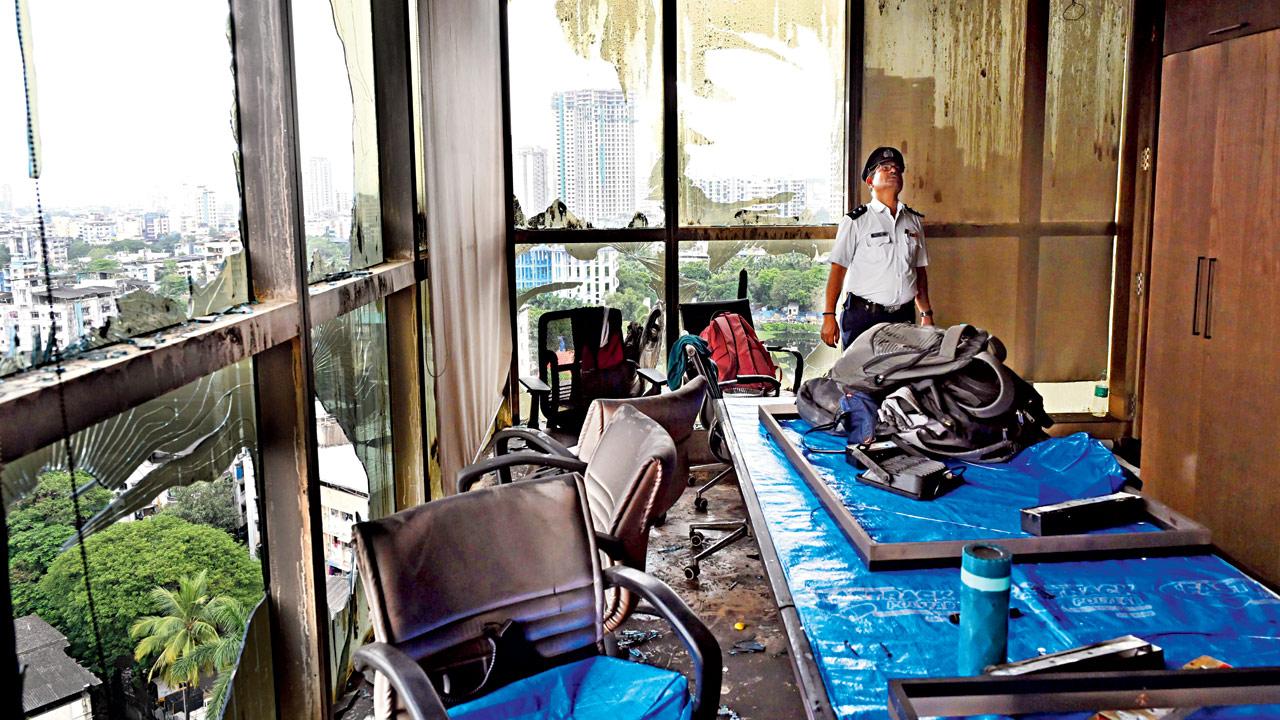 Dinesh Patil, the Panchpakhadi fire station in-charge. Pics/Sayyed Sameer Abedi