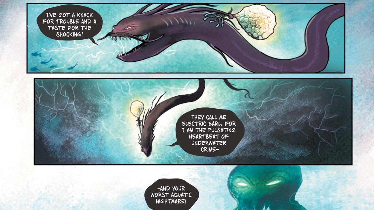 Entry of the villain, Electric Earl. ILLUSTRATIONS COURTESY/Rishi Bhardwaj