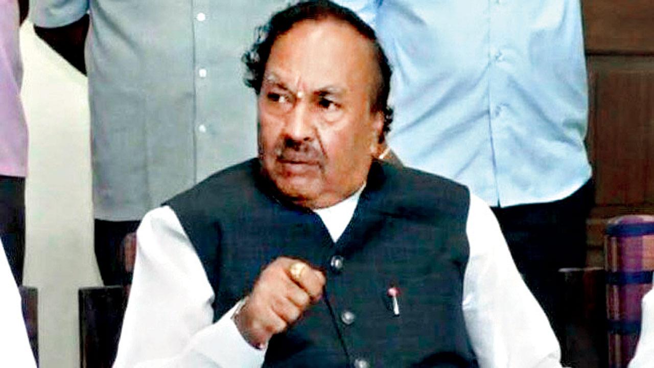 Deputy CM of Karnataka K S Eshwarappa alleged the hand Christian missionaries in prasad row. Pic/X