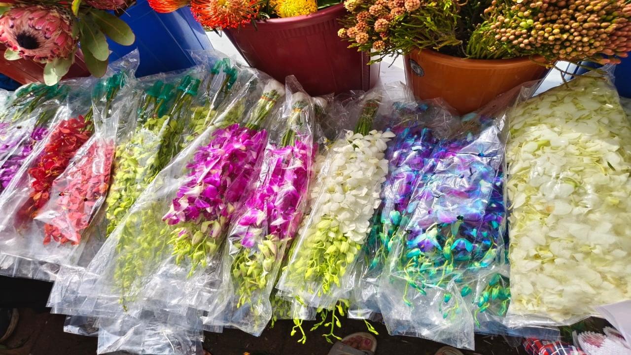 The unique flowers have given the markets a festive look 