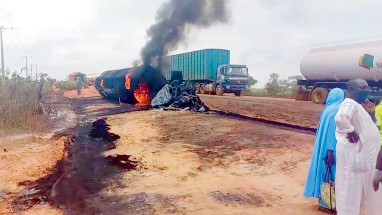 Fuel tanker explodes in Nigeria, 48 people killed