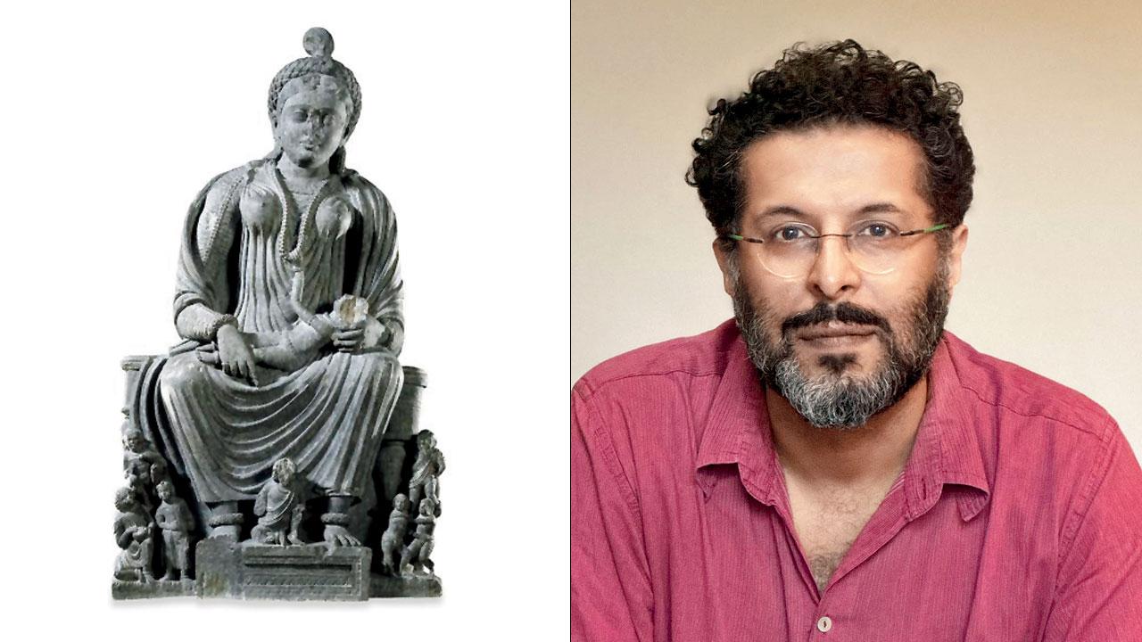 Seated Hariti with children, 2nd Century AD. Pic Courtesy/CSMVS; (right) Naman Ahuja
