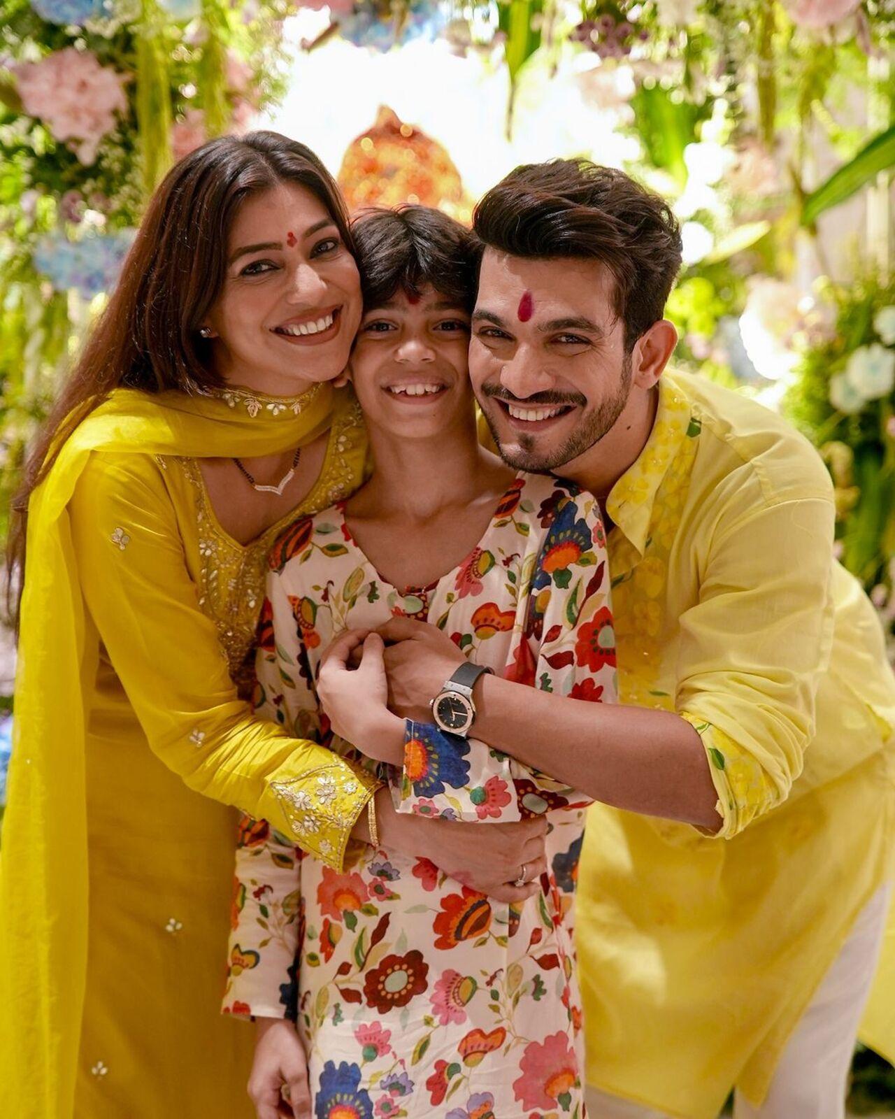 Arjun Bijlani also welcomed Lord Ganesh, the Ganesh Chaturthi