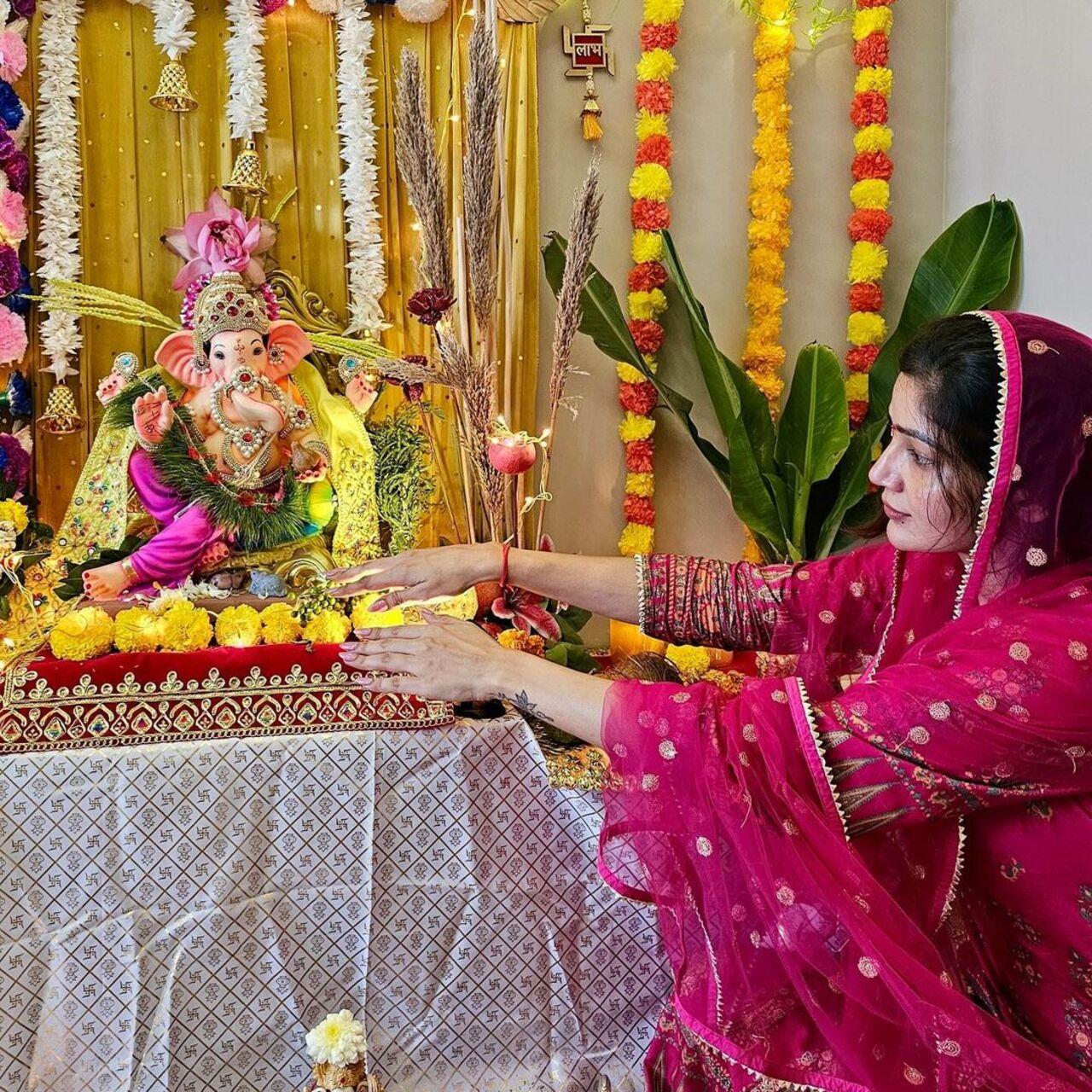 Bigg Boss OTT 2 fame Soniya Bansal had welcomed Ganpati Bappa this Ganesh Chaturthi