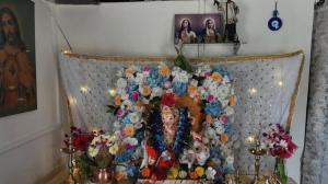 Pooja Paul Dsouza’s house makes place for both Lord Ganesha and Mother Mary and Jesus during the festival days. Photo Courtesy: Pooja Paul Dsouza