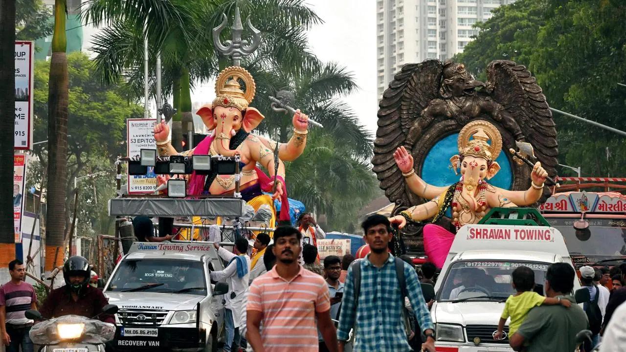 Over 37,000 idols immered on Anant Chaturdashi in Mumbai as devotees bid Bappa aideu