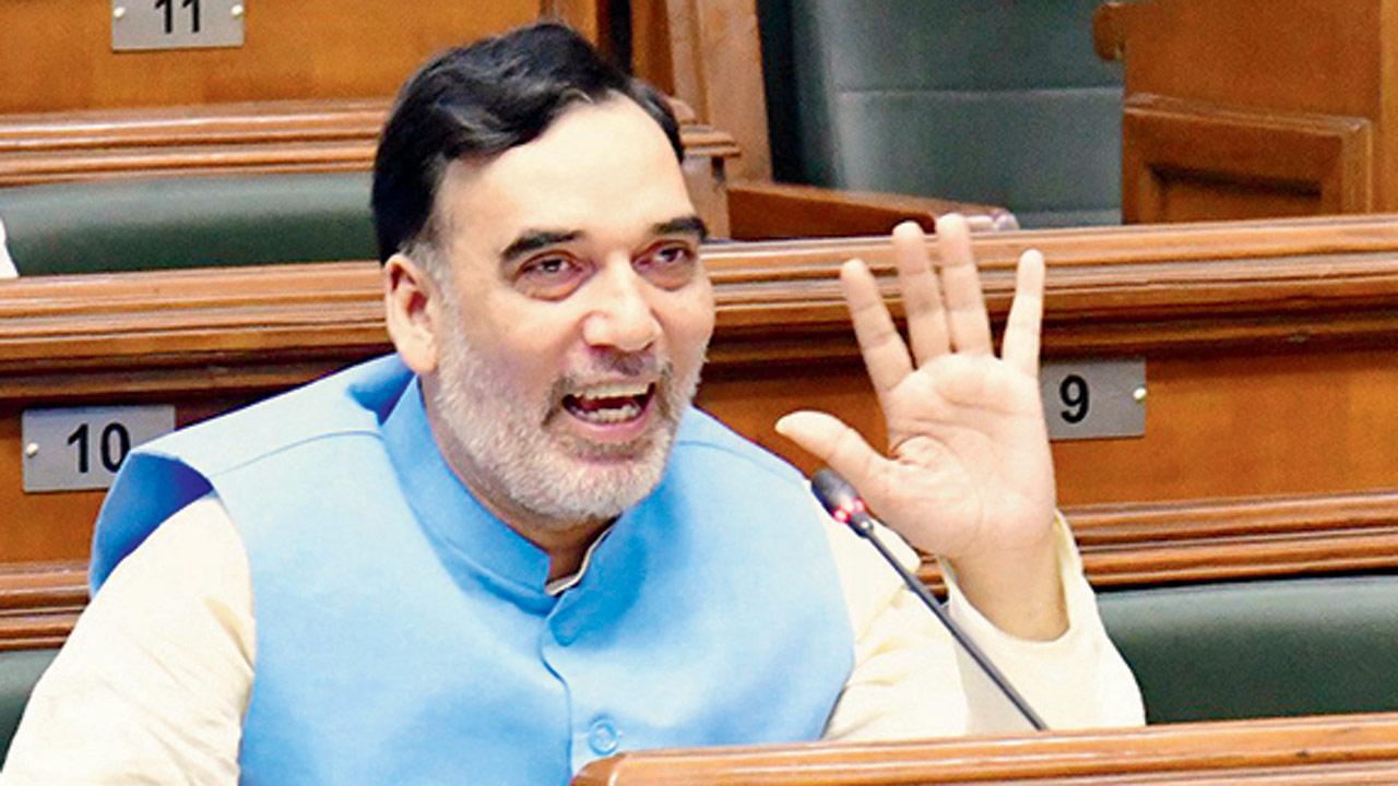 Gopal Rai revealed guidelines such as enclosing construction areas with tin sheets and trucks with clean tyres. File pic