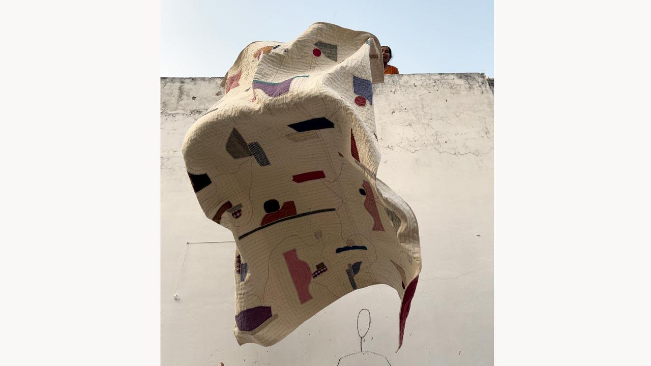 Stepping into the Raasleela room reveals a tangled web of artistic threads and pillowy fabric orbs, broadening up perspectives on: what is applied and contemporary art?