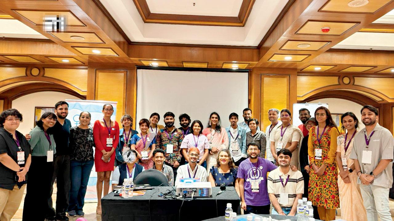 On the last day of three-day leadership workshop 