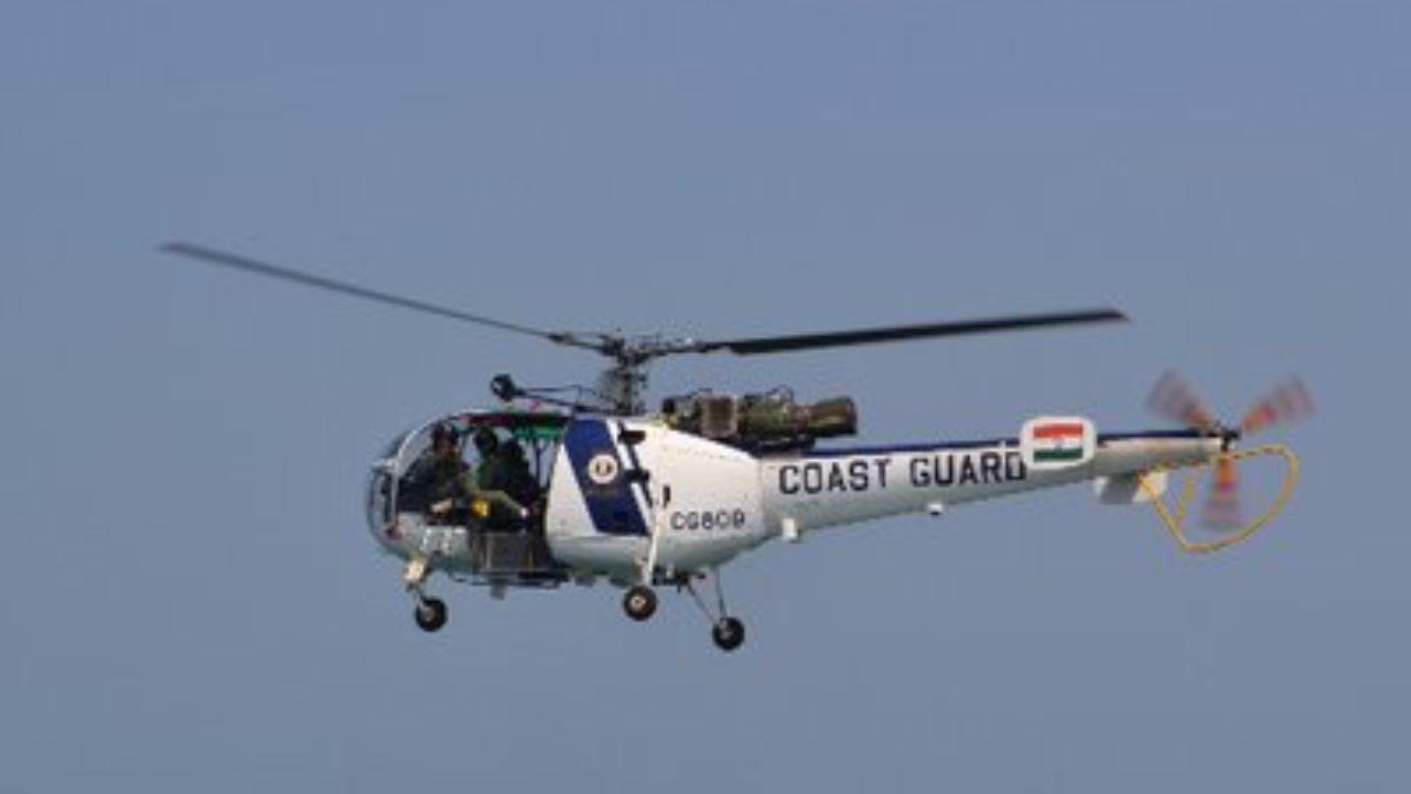 Three missing after ICG helicopter crashes into Arabian sea off Gujarat coast