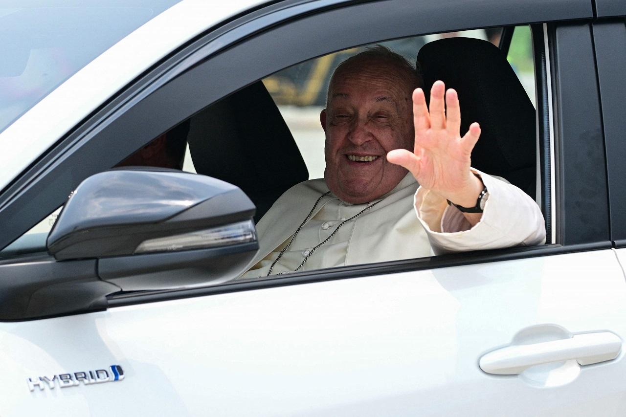 Indonesian President Joko Widodo welcomed the pope, saying in a broadcast statement that 