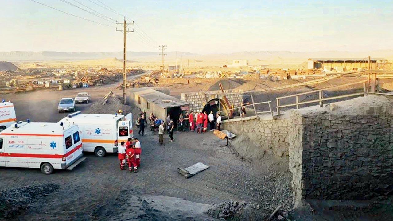 Iran mine blast toll rises to 38; 14 still missing