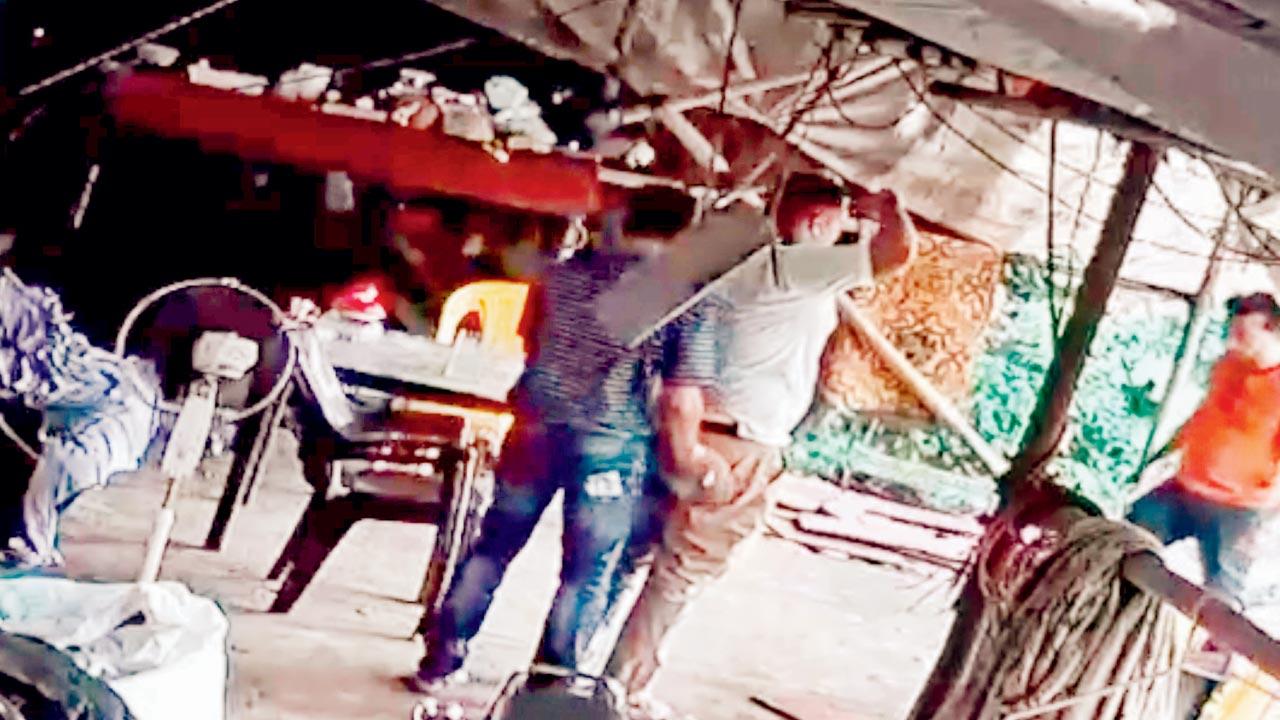 The CCTV footage showing the cops searching and allegedly planting the drugs on Dylan Estibeiro 