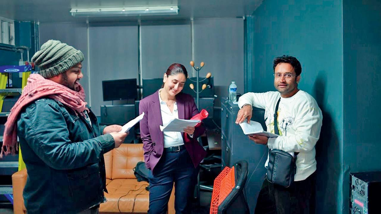 The actor with Kashyap Kapoor and Raghav Raj Kakker