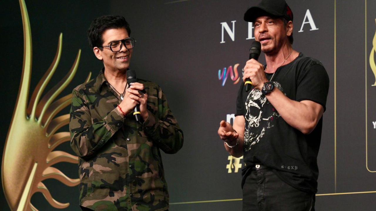 ‘Film bhi bana mere bhai, kitna host karega’: Shah Rukh Khan playfully roasts Karan Johar
