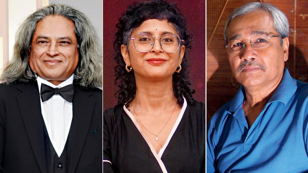 Pan Nalin, director, Chhello Show, India’s 2023 entry for the Oscars; Kiran Rao; Jahnu Barua, jury chairman