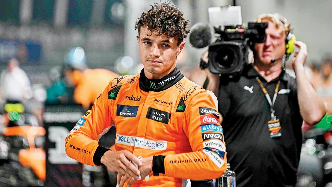 Norris pips Verstappen to dramatic pole in Singapore