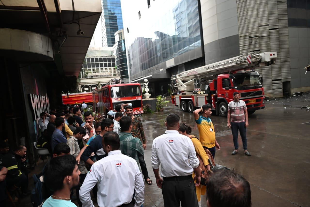Firefighters also used chisels and hammers to break the locks of the doors of the second-floor offices up to the 14th floor