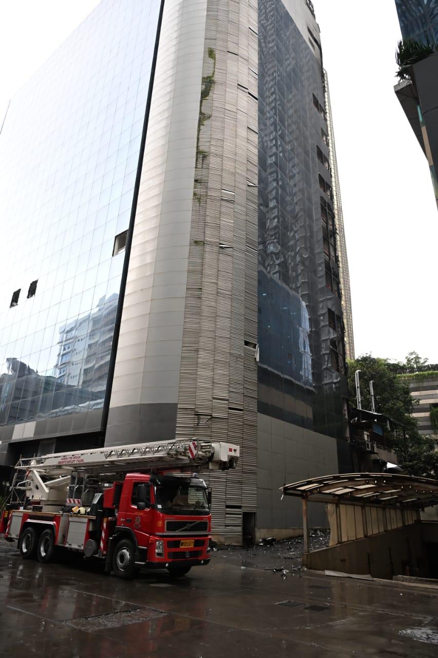 The Kamala Mills compound, which has witnessed many major fires, is located next to the Parkside residential building