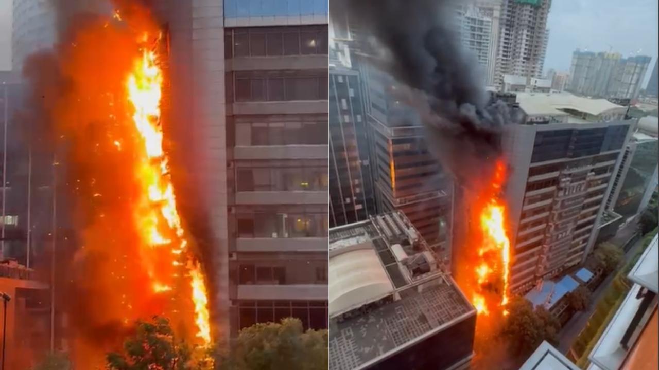 Mumbai: Fire at Times Tower building in Kamala Mills doused; watch video
