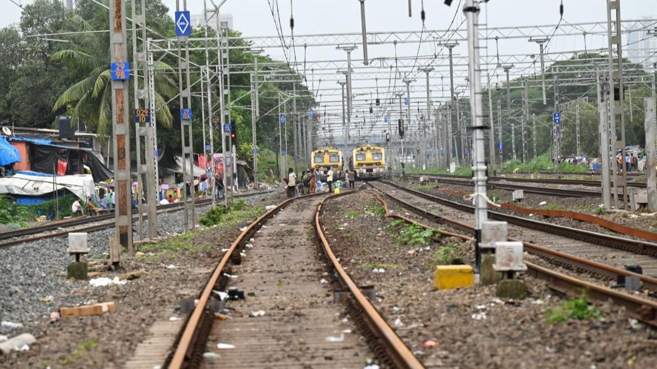 IN PHOTOS: Work underway at Mumbai local train lines as WR announces mega block