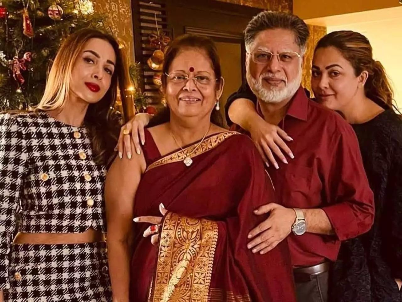 Though Malaika Arora's parents separated when she was very young, the family always came together to celebrate special occasions