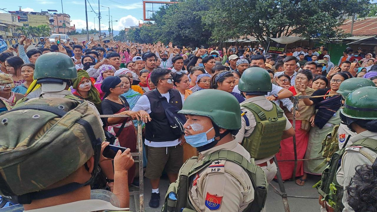 In Photos: Curfew in Manipur after students and security forces clash