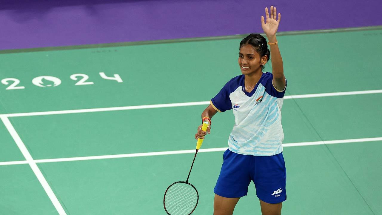 Manisha Ramadass during her bronze medal win v Denmark’s Cathrine Rosengren