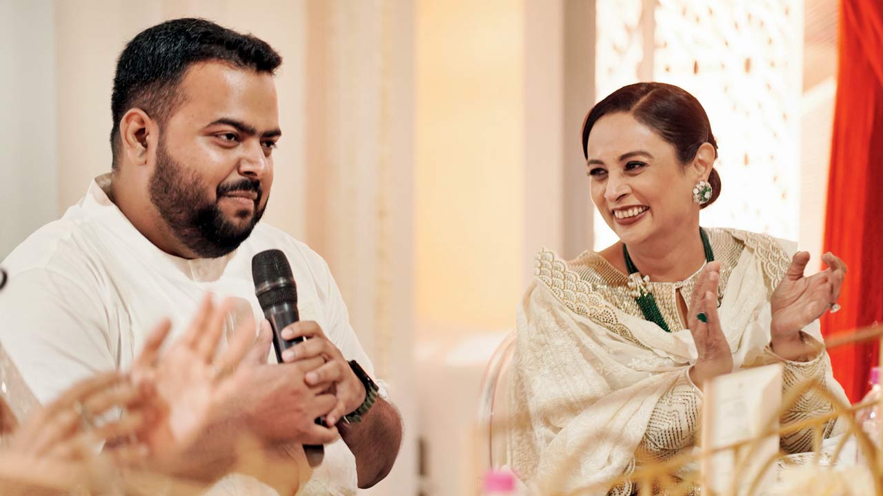 Maroof Umar with Lavina Baldota